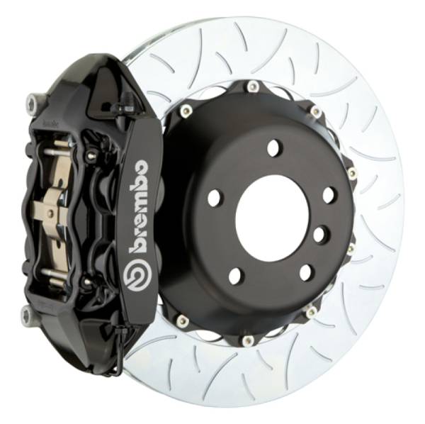 Brembo - Brembo 2S3.9017A1 Brembo 14+ Ghibli S/Ghibli S-Q4 Rear GT BBK 4 Piston Cast 380x28 2pc Rotor Slotted Type3-Black