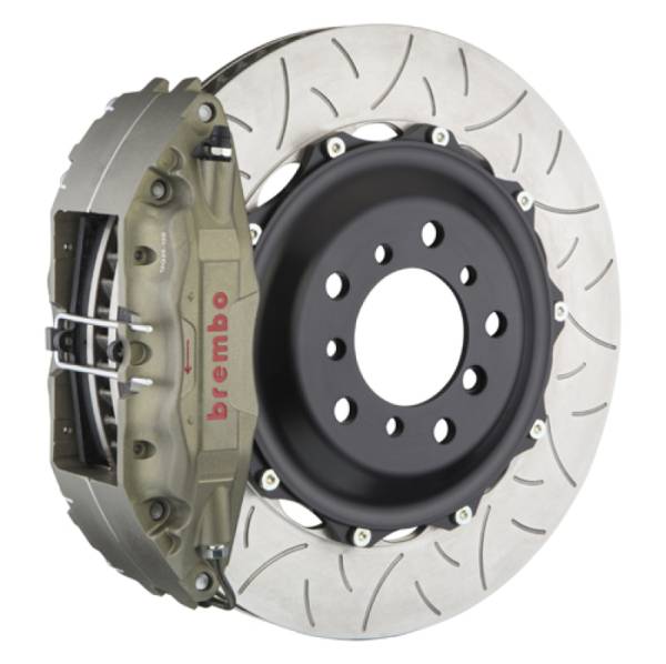 Brembo - Brembo 3K2.8015A Brembo 80-89 930 PISTA Front Race BBK 4 Piston Cast 2pc 355x32x53a 2pc Rotor T3-Clear HA