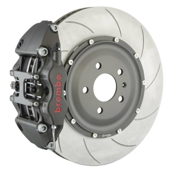 Brembo - Brembo 3K2.9035A Brembo 16-23 Shelby GT350 PISTA Front Race BBK 4 Piston Billet 2pc380x34x6 5a 2pc Rotor T5-Clear HA