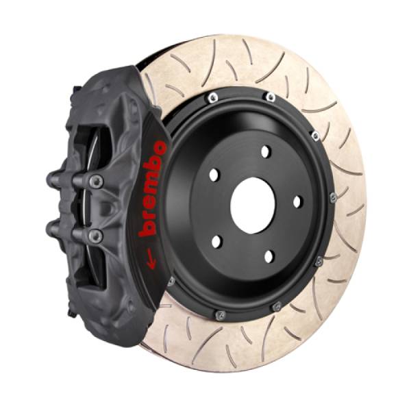Brembo - Brembo 3K3.8051AZ Brembo 14-20 A3 Front Race BBK 6 Piston Forged 2pc 355x35x53a 2pc Rotor T3-Black HA