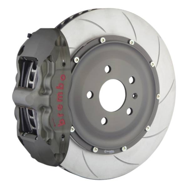 Brembo - Brembo 4KC.6018A Brembo 90-94 Carrera 2/89-94 Carrera 4 Rr Race BBK 4 Piston Forged328 x32x54a 2pc Rotor T5-Clear HA