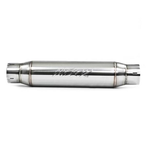 MBRP - MBRP Exhaust pR1013 MBRP Universal Resonator 3in Inlet /Outlet 16in Body 20in Overall T304