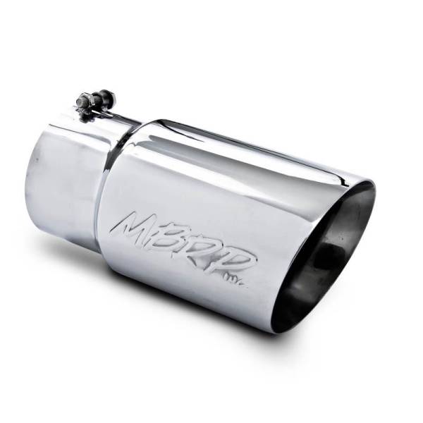MBRP - MBRP Exhaust pT5074 MBRP Universal Tip 6 O.D. Dual Wall Angled 5 inlet 12 length