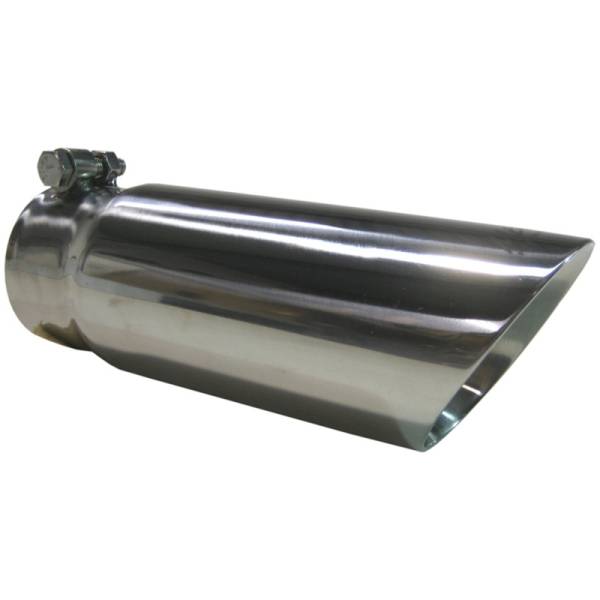 MBRP - MBRP Exhaust pT5114 MBRP Universal Tip 3in O.D. Dual Wall Angled End 3 inlet 12 length