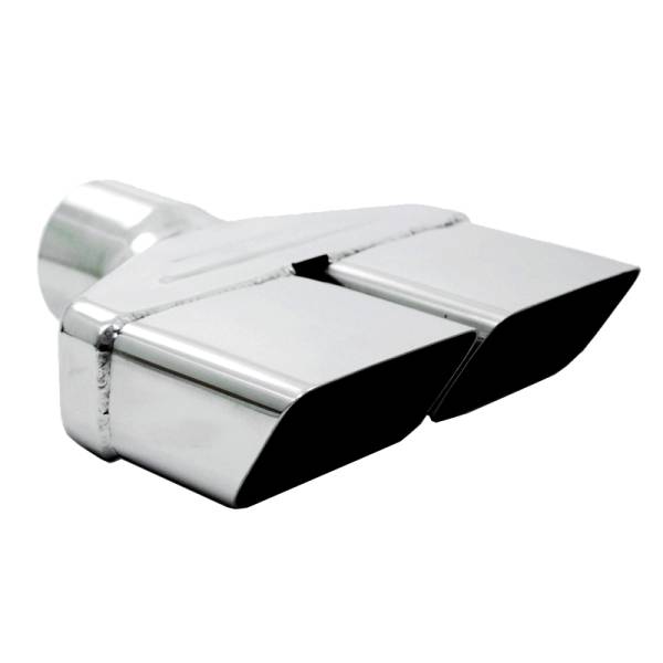 MBRP - MBRP Exhaust pT5118 MBRP Universal Tip 8inx 2.375in ID Rectangle 2.5in O.D. inlet 8.25in length T304