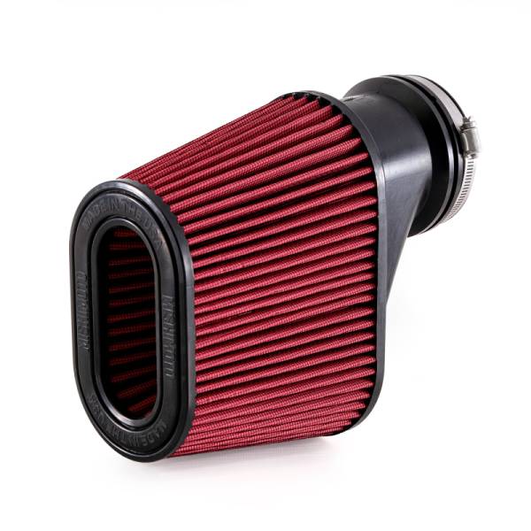 Mishimoto - Mishimoto MMAF-38672S Mishimoto Performance Air Filter - 3.86in Inlet / 7.2in Length w/ Inlet Stack