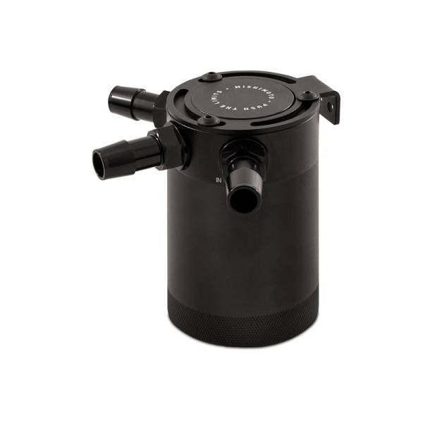 Mishimoto - Mishimoto MMBCC-CBTHR-BK Mishimoto Compact Baffled Oil Catch Can - 3-Port