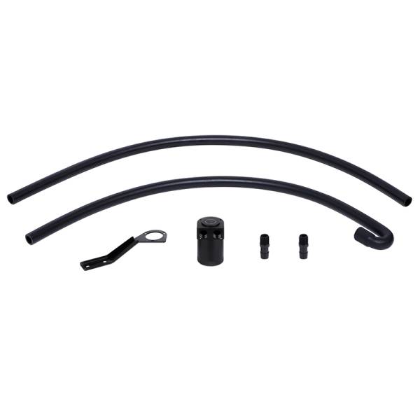 Mishimoto - Mishimoto MMBCC-N54-06CBE2 Mishimoto 07-10 BMW N54 Baffled Oil Catch Can Kit - Black (CCV Side) - Fits 2007-2011 BMW 335i, 1 Series M, 135i