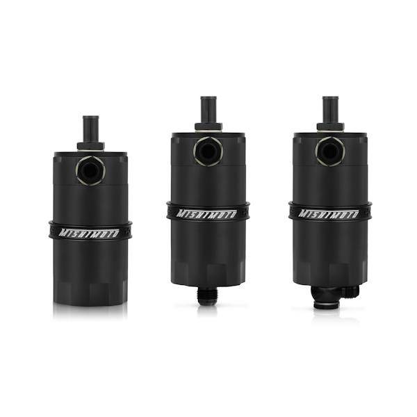 Mishimoto - Mishimoto MMBCC-UNI-BK Mishimoto Universal Baffled Oil Catch Can - Black