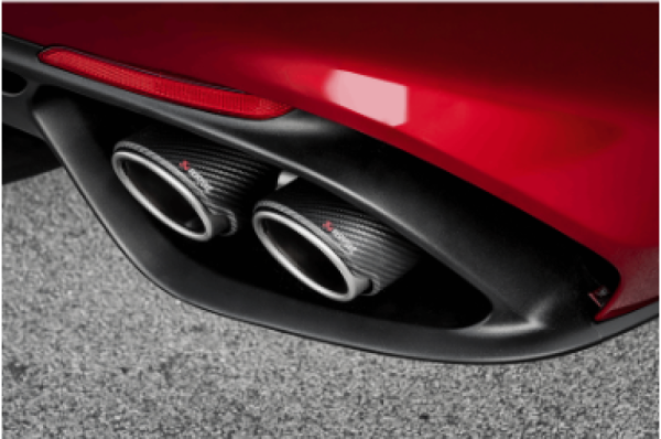 Akrapovic - Akrapovic S-AR/TI/1H Akrapovic 17-19 Alfa Romeo Giulia Quadrifoglio Evolution Line Cat Back (Titanium) - Fits 2017-2020 Alfa Romeo Giulia
