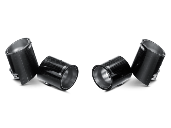 Akrapovic - Akrapovic TP-CT/5 Akrapovic 11-12 BMW 1 Series M Coupe (E82) Tail Pipe Set (Carbon) - Fits 2011 BMW 1 Series M