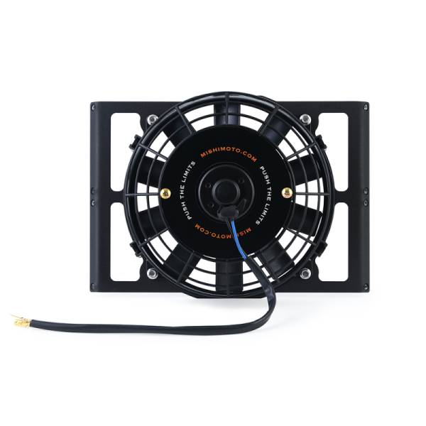 Mishimoto - Mishimoto MMFS-HDOC-10 Mishimoto Universal 10in. Heavy-Duty Oil Cooler Fan Shroud - Micro Wrinkle Black