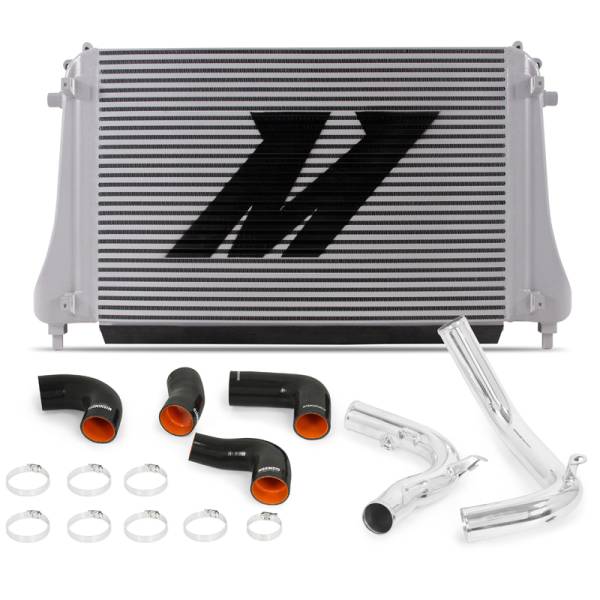 Mishimoto - Mishimoto MMINT-MK7-15KP Mishimoto 2015+ VW MK7 Golf TSI / GTI / R Performance Intercooler Kit w/ Pipes (Polished) - Fits select 2015-2025 Volkswagen, Audi applications