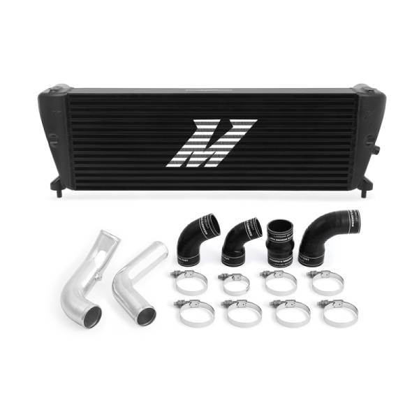 Mishimoto - Mishimoto MMINT-RGR-11KBKP Mishimoto Ford Ranger 3.2L Diesel Intercooler Kit 2011+ Black w/ Polished Pipes