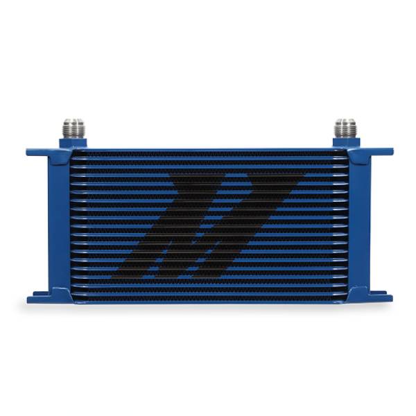 Mishimoto - Mishimoto MMOC-19BL Mishimoto Universal 19 Row Oil Cooler - Blue