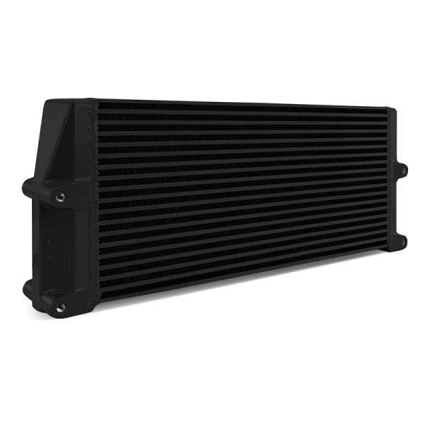 Mishimoto - Mishimoto MMOC-SSO-17BK Mishimoto Heavy-Duty Oil Cooler - 17in. Same-Side Outlets - Black