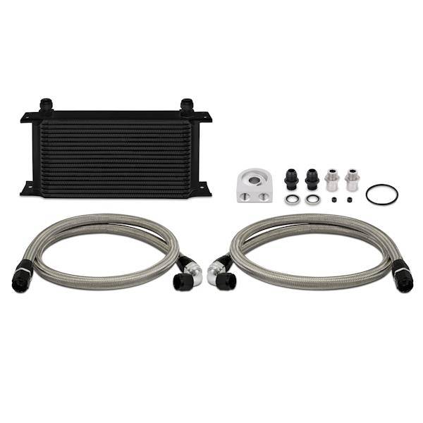 Mishimoto - Mishimoto MMOC-ULBK Mishimoto Universal 19 Row Oil Cooler Kit - Black