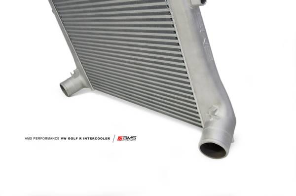 AMS - AMS AMS.21.09.0001-1 AMS Performance 2015+ VW Golf R MK7 Front Mount Intercooler Upgrade w/Cast End Tanks