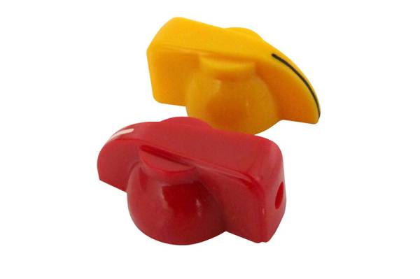 Haltech - Haltech HT-010508 Haltech Triple Switch Panel w/Yellow & Red Knobs