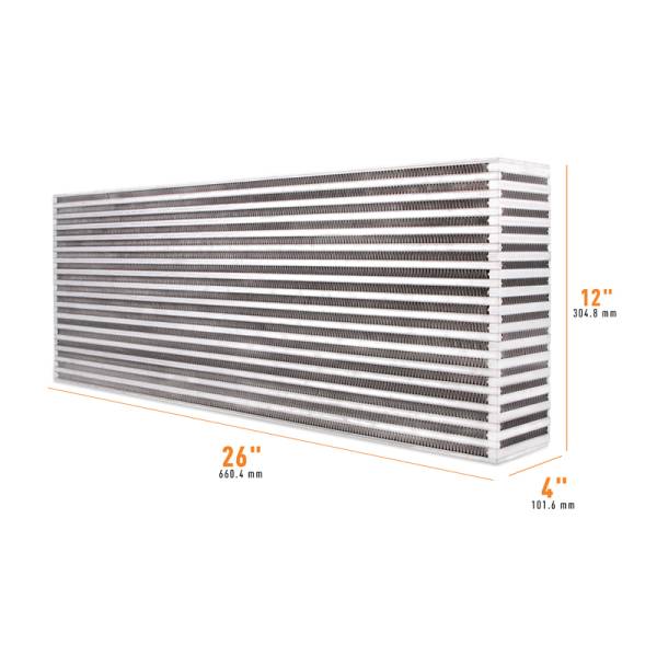 Mishimoto - Mishimoto MMUIC-03 Mishimoto Universal Air-to-Air Intercooler Core - 26in / 12in / 4in