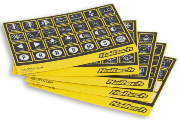 Haltech - Haltech HT-011500 Haltech CAN Keypad Label Set