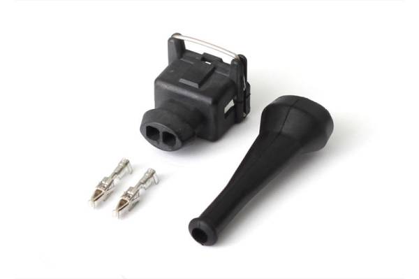 Haltech - Haltech HT-030300 Haltech Bosch EV1 (Square) 2 Pin Junior Timer Female Connector Plug & Pins
