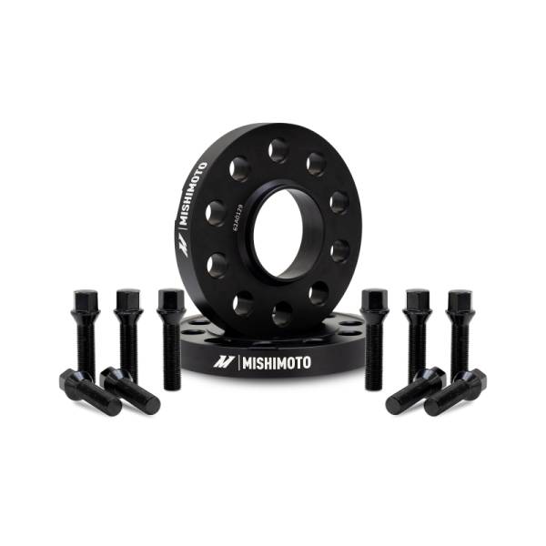 Mishimoto - Mishimoto MMWS-014-200BK Mishimoto Wheel Spacers - 5x120 - 72.6 - 20 - M14 - Black - Fits select 2009-2021 BMW, Rolls-Royce applications