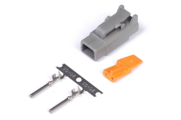 Haltech - Haltech HT-031000 Haltech Male Deutsch DTM-2 Connector 7.5 Amp Plug & Pins