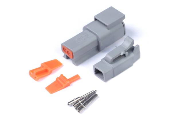 Haltech - Haltech HT-031012 Haltech Matching Set of Deutsch DTM-2 Connectors 7.5 Amp Plug & Pins