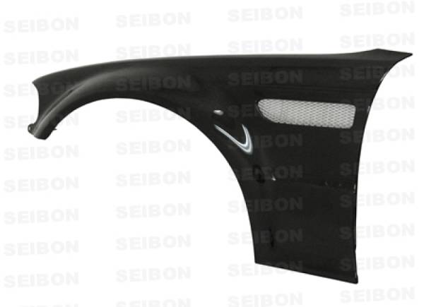 Seibon - Seibon Carbon FF0105BMWE46M3 Seibon 01-05 BMW E46 M3 Carbon Fiber Fenders