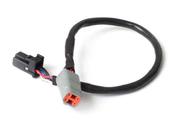 Haltech - Haltech HT-130031 Haltech Elite CAN Cable DTM-4 to 8 Pin Black Tyco 150mm (6in)
