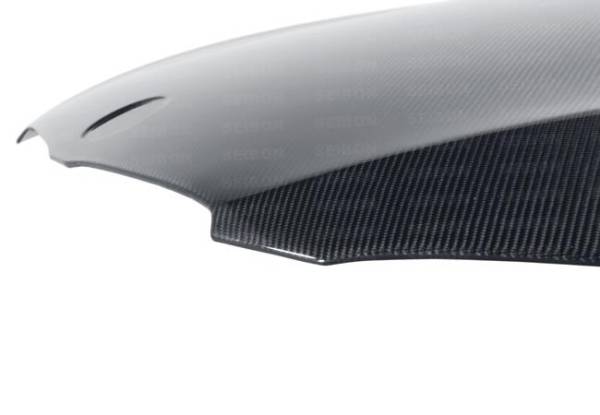 Seibon - Seibon Carbon HD1112BMWE922D-OE Seibon 10-12 BMW 3 Series E92 2DR LCI OEM-Style Carbon Fiber Hood