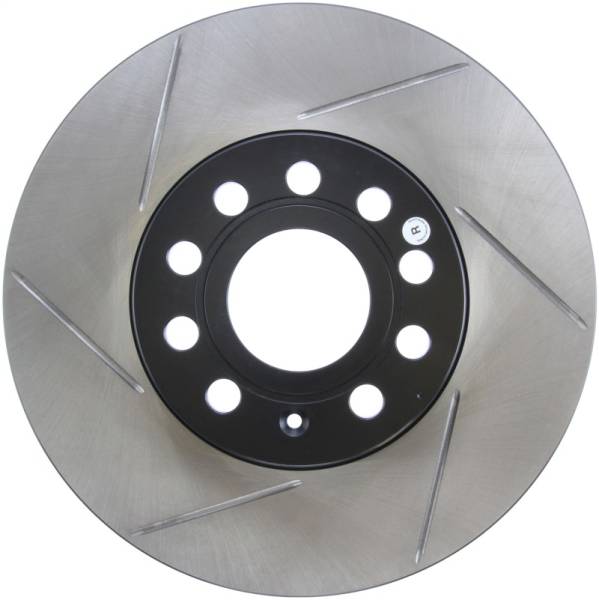Stoptech - Stoptech 126.33110SL StopTech Power Slot 05-10 VW Jetta (except Wagon) Front Left Slotted Rotor