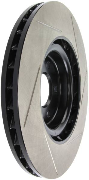 Stoptech - Stoptech 126.33124SR StopTech Power Slot 10-6/11 Audi S4 / 08-11 S5 Front Right Slotted Rotor
