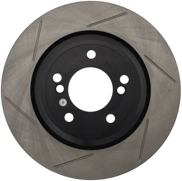 Stoptech - Stoptech 126.34054SR StopTech Power Slot 01-07 BMW M3 (E46) / 00-04 BMW M5 (E39) Rear Right Slotted Rotor