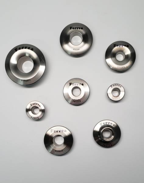 Ferrea - Ferrea E11047-1 Ferrea Double Spring Pro CNC Super 7 Deg Ti Retainer- Single (Use w/S10076/S10077 / Drop Ship Only)