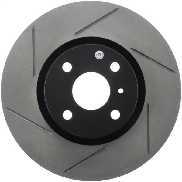 Stoptech - Stoptech 126.45090SR StopTech 16-18 Mazda Miata MX-5 Sport Slotted Front Right Rotor