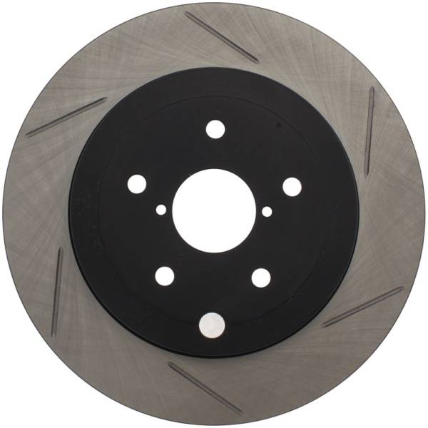 Stoptech - Stoptech 126.47030SL StopTech Power Slot 08-10 Subaru Impreza STi Rear Left Slotted Rotor