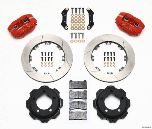 Wilwood - Wilwood 140-10960-R Wilwood Dynapro Rear Kit 12.19in Red Backdraft Cobra (BMW E36 Based)