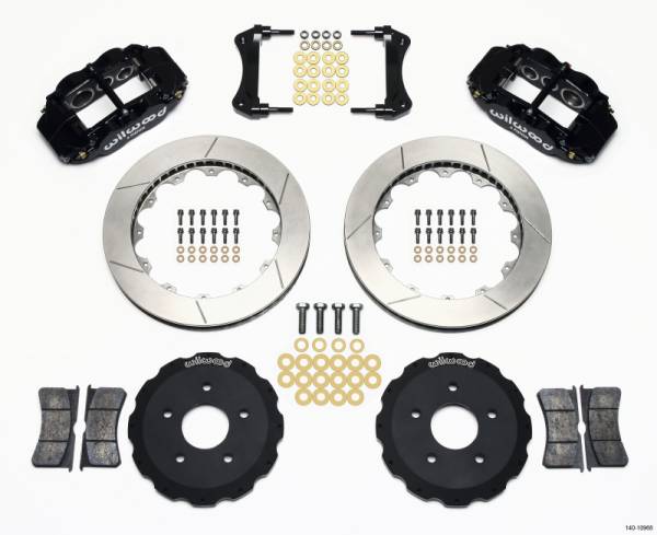 Wilwood - Wilwood 140-10968 Wilwood Narrow Superlite 6R Front Hat Kit 13.06in Backdraft Cobra (BMW E36 Based)
