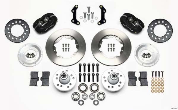 Wilwood - Wilwood 140-11021 Wilwood Forged Dynalite Front Kit 11.00in 70-72 CDP B & E Body-Disc