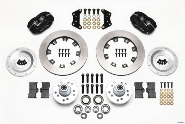 Wilwood - Wilwood 140-11547 Wilwood Forged Dynalite Front Kit 12.19in Magnum Force Drop Spindle