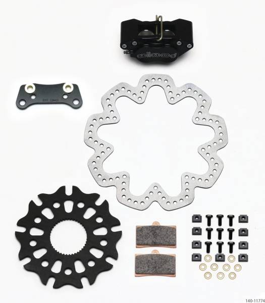 Wilwood - Wilwood 140-11774 Wilwood GP320 Right Rear Kit SA Rotor 10.50in SuperAlloy Solid Rotor
