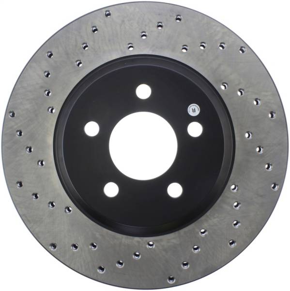 Stoptech - Stoptech 128.61086R StopTech Power Slot 05-10 Mustang GT V8-4.6L Front Right Drilled Rotor