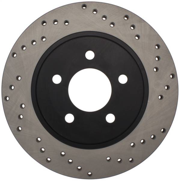 Stoptech - Stoptech 128.61087R StopTech 05-10 Ford Mustang V6/4.0L / GT V8/4.6L Cross Drilled Right Rear Rotor