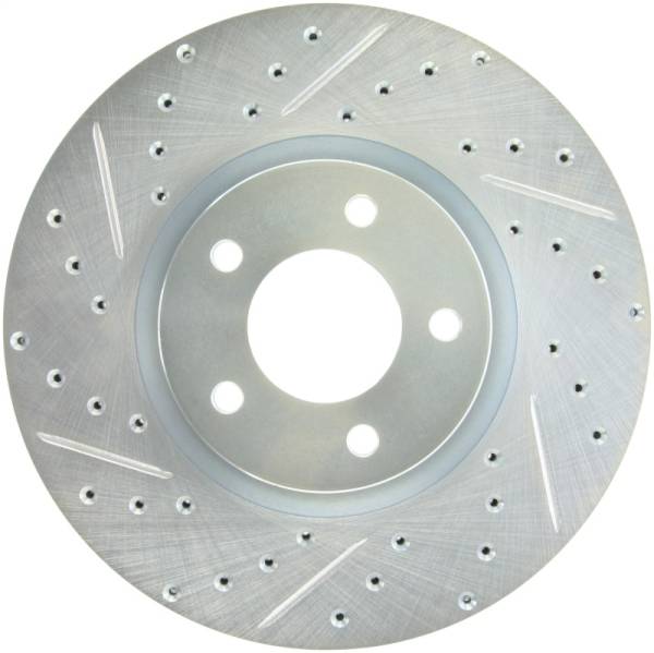 Stoptech - Stoptech 227.45078R StopTech 07-13 Mazdaspeed3 Sport Slotted & Drilled Front Right Rotor