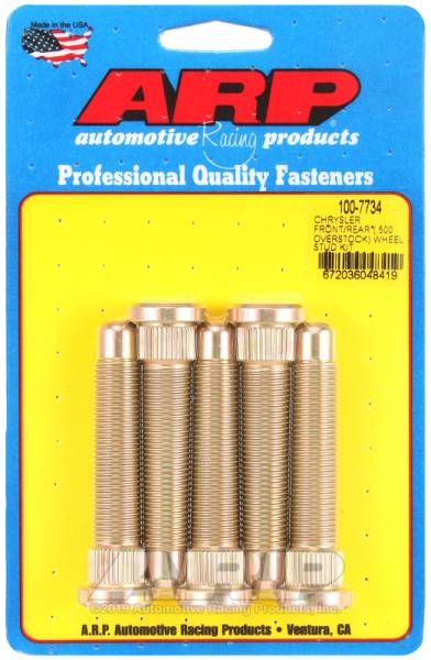 ARP - ARP 100-7734 ARP Chrysler Front/Rear M14 .500in Over Stock Length Wheel Stud Kit