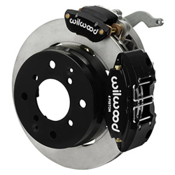 Wilwood - Wilwood 140-17475 Wilwood 70-76 Porsche 914 Rear Powerlite Brake Kit Plain Face - Black