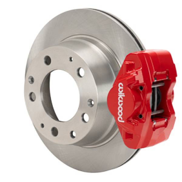 Wilwood - Wilwood 140-17656-R Wilwood 84-89 Porsche 911 D31 11.42in. Rear Brake Kit w/ Flex Lines - Red