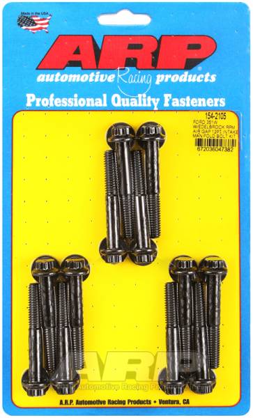 ARP - ARP 154-2105 ARP Ford 351W w/ Edelbrock RPM Air Gap 12pt Intake Manifold Bolt Kit